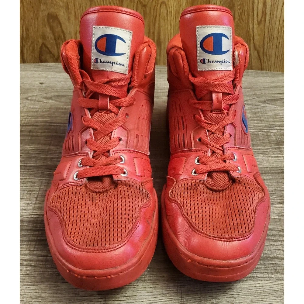 Champion 3 On 3‎ Hi Sneakers Men's Size 12 Red